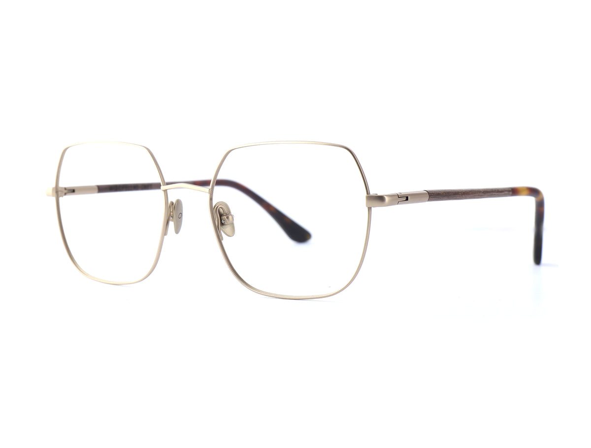Woodfellas Brillenfassung Drift 11049 Curledholz Gold