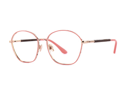 Woodfellas Brillenfassung Twist 11088 Ebenholz Rose Pfirsich