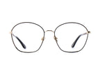 Woodfellas Brillenfassung Twist 11088 Curledholz Gold Schwarz
