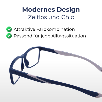 Lesehilfe KLH213-2 blau weiß