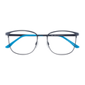 VISTAN Brille 4575-3 dunkelgrau metallic mit blau matt