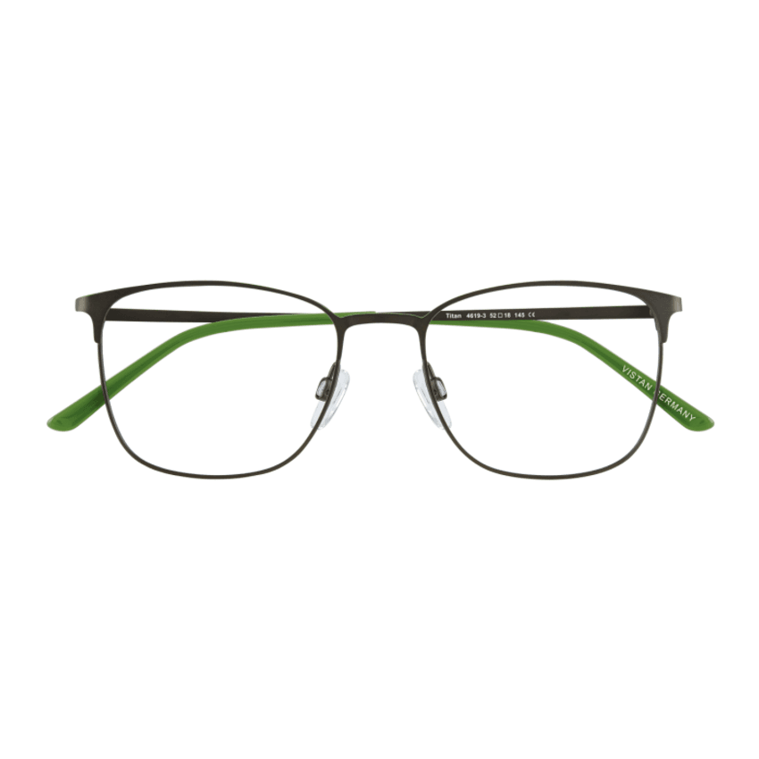 VISTAN Brille 4619-3 dunkelgun mit grün matt
