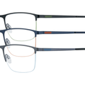 VISTAN Brille 2393-3 dunkelgrau mit blau matt