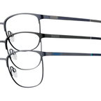 VISTAN Brille 4575-3 dunkelgrau metallic mit blau matt