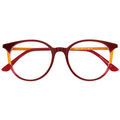 VISTAN Brille 6768-3 weinrot auf rot orange transparent