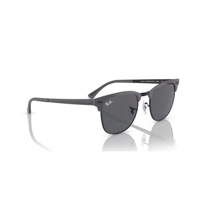 Ray Ban Sonnenbrille Clubmaster Metal 0RB3716 9256B1 grau auf schwarz