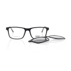 Vienna Design Brille mit Clip UN766-1 schwarz