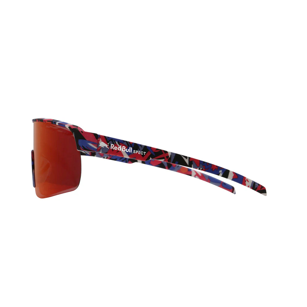 Red Bull SPECT Eyewear Sonnenbrille DAKOTA-014 rot blau bunt