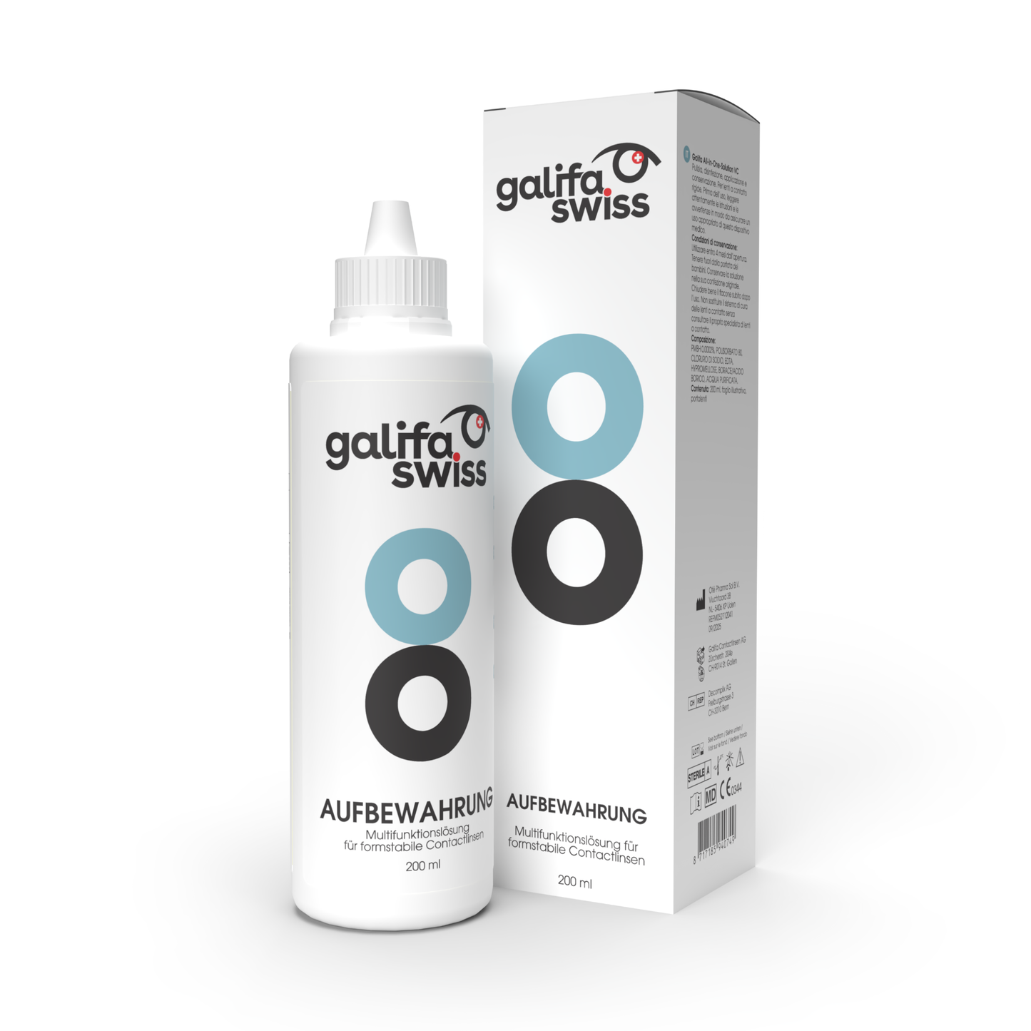 Galifa Multifunktionslösung 200ml für formstabile Kontaktlinsen