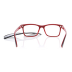 MPO Lesehilfe KLH188-3 schwarz rot mit Sonnenclip