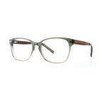 Woodfellas Brillenfassung Sendling Premium 10937 Ebenholz Grün transparent