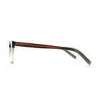 Woodfellas Brillenfassung Sendling Premium 10937 Ebenholz Grün transparent