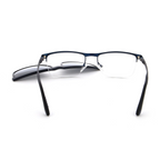 Vienna Design Brille mit Clip UN777-02 dunkelblau