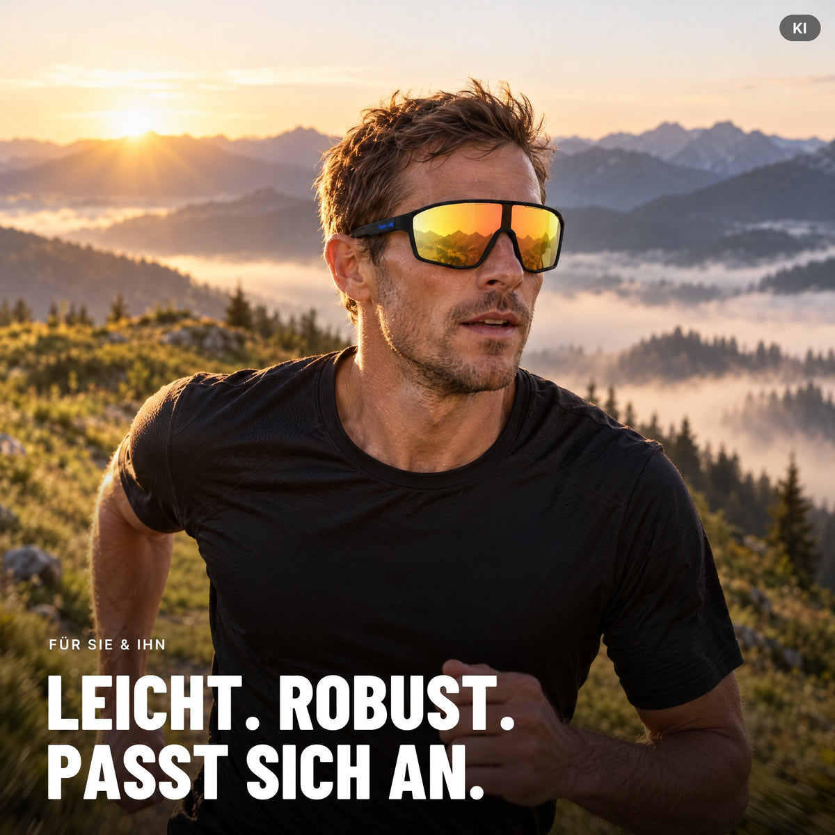 Red Bull SPECT Eyewear Sonnenbrille DAFT_PRO-01X schwarz matt- Selbsttönende Sportbrille