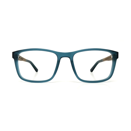 Woodfellas Brillenfassung Eysome 11019 Walnussholz Blau