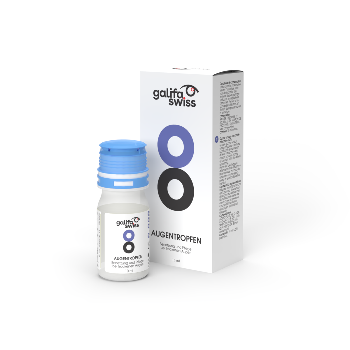 Galifa Swiss Augentropfen 0,2% Hyaluron 10ml