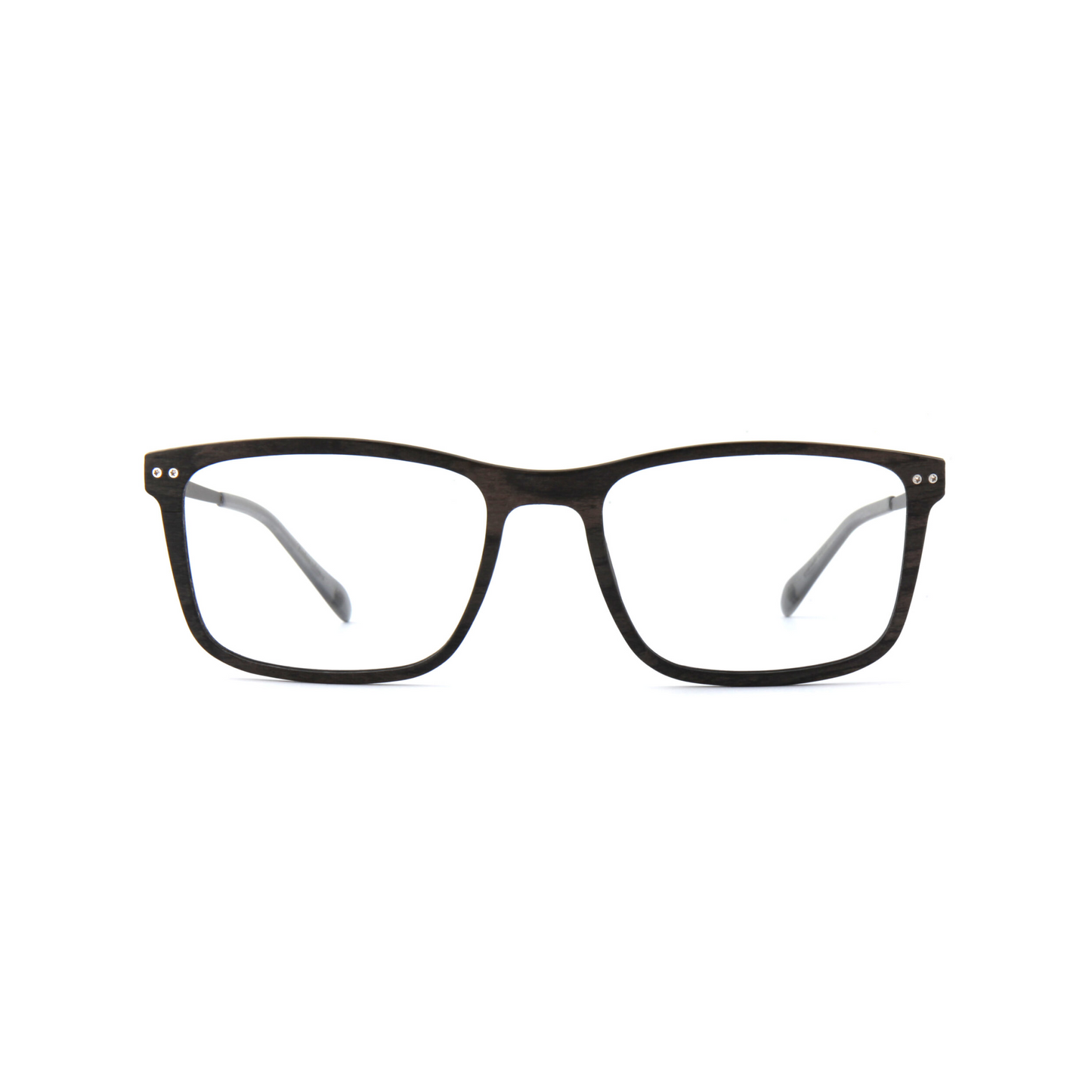 Woodfellas Brillenfassung Giesing Air 11030 Schwarzeiche Silber