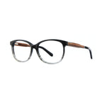 Woodfellas Brillenfassung Marzoll Premium 11014 Ebenholz Schwarz